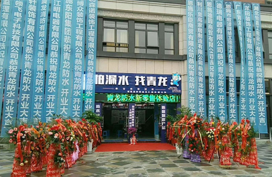 青龍家裝防水一日連開兩店，體驗店達140家