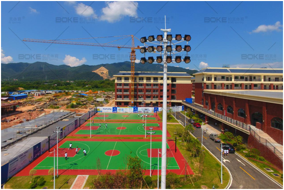 照亮運(yùn)動風(fēng)采 柏克體育肇慶華南師范大學(xué)附屬學(xué)校體育場照明項(xiàng)目