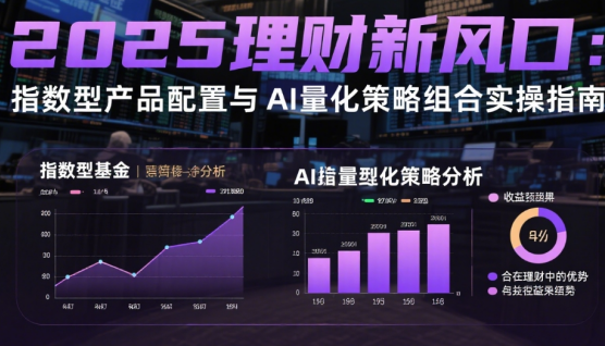 2025理財新風口：指數(shù)型產品配置與AI量化策略組合實操指南