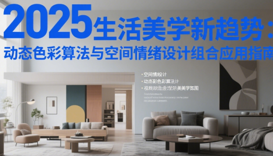 2025生活美學(xué)新趨勢：動態(tài)色彩算法與空間情緒設(shè)計組合應(yīng)用指南