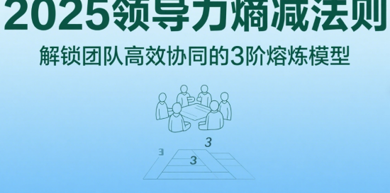2025領導力熵減法則：解鎖團隊高效協(xié)同的3階熔煉模型